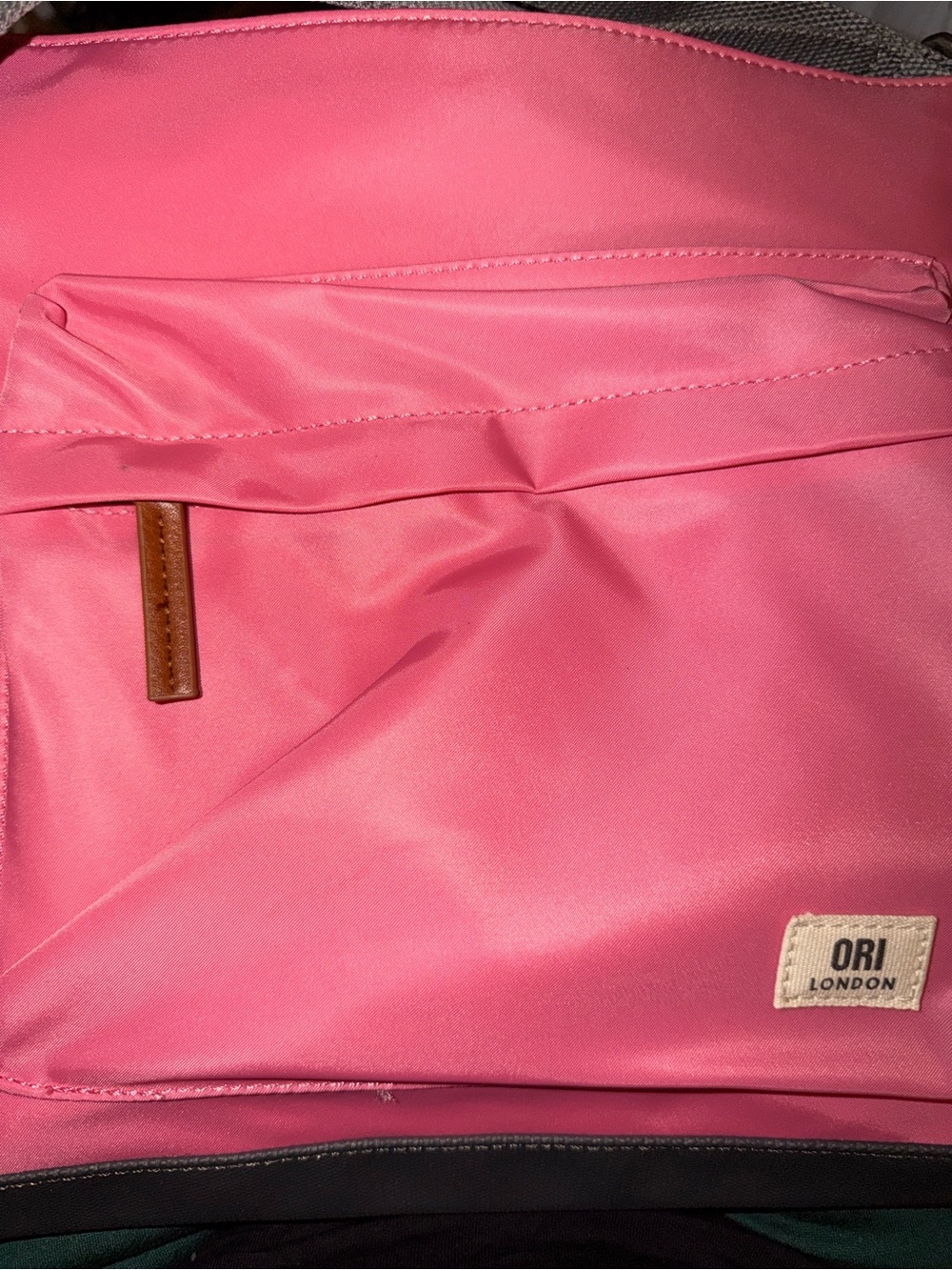 Bright pink ori London tote